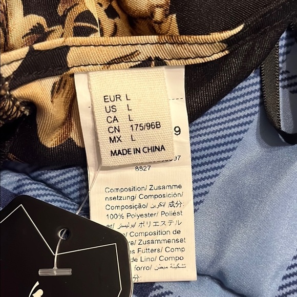 NWT Black and Tan Floral Sleeveless Bustier Large - Picture 8 of 8